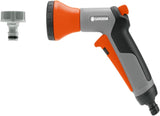 Gardena 4647-20 spiralslang komplett set, med automatisk slangindragning, med spraymunstycke och krananslutning (slanglängd: 10 m, slangdiameter: 9 mm, set: ja)