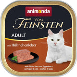 animonda Vom Feinsten Våtfoder för vuxna katter, kycklingvariant, 6 x 100 g