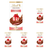 Lindt Chocolate Creation Raspberry Panna Cotta, Chokladpresent, Chokladkaka, 150 g (Förpackning med 5)
