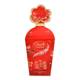 Påskmix Lindt Choklad LINDOR | Kartong 144g | LINDOR-ägg som smälter i munnen i tre varianter: Mjölkchoklad, Mörk choklad, Hasselnöt | Påskchoklad | Gåva av choklad | 1 förpackning
