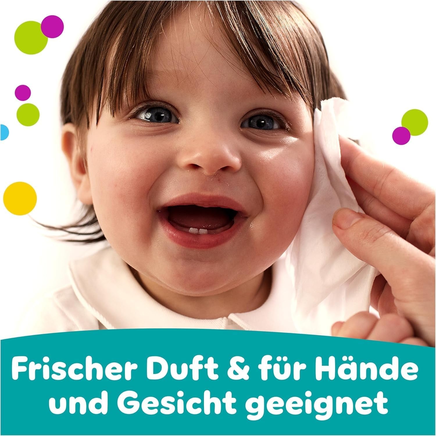 Pampers Fresh Clean Wet Wipes, 1872 våtservetter (36x52 st), lätt doftande, även lämplig för händer och ansikte