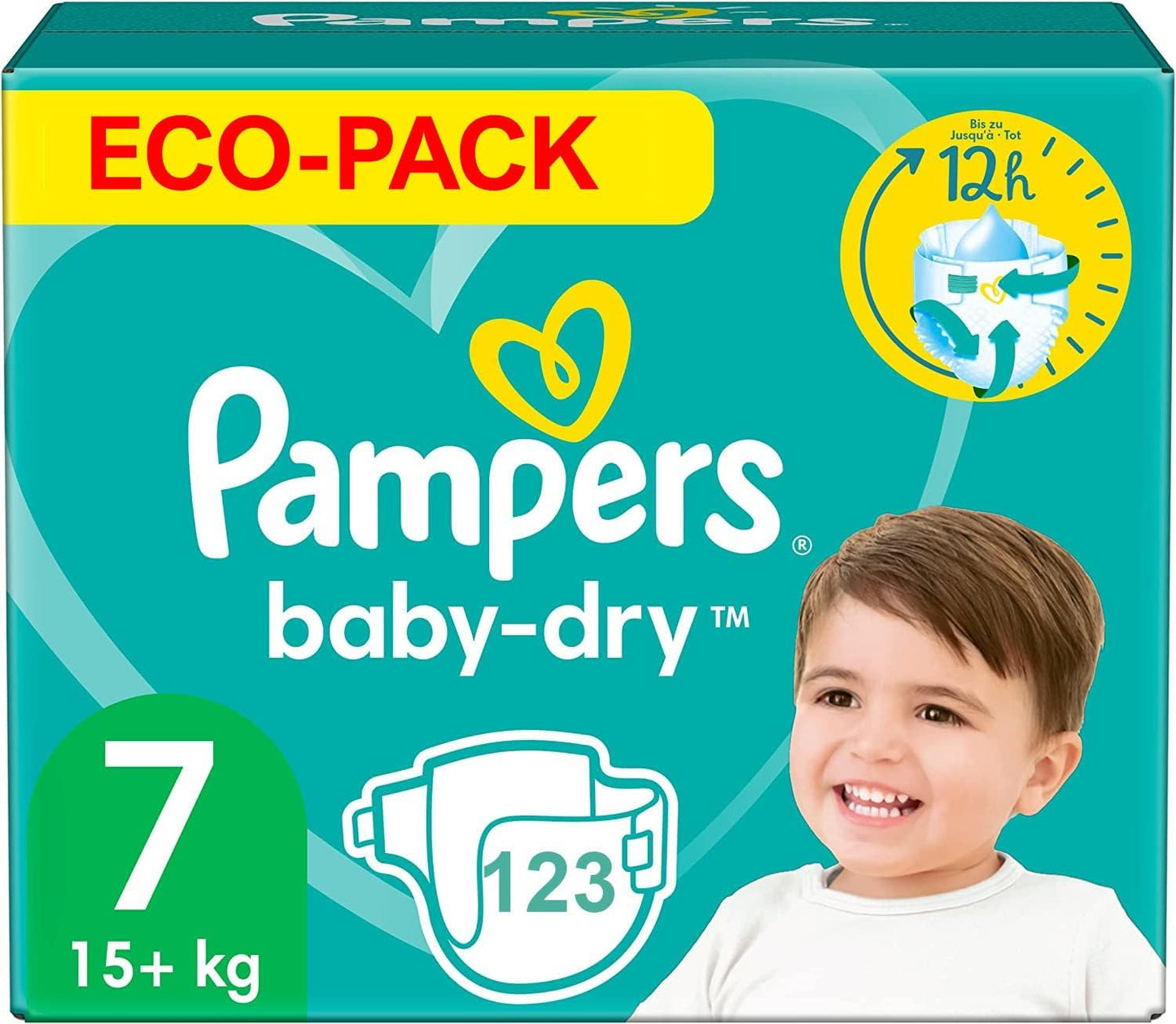 Blöjor PAMPERS Baby-DRY stl 7 123