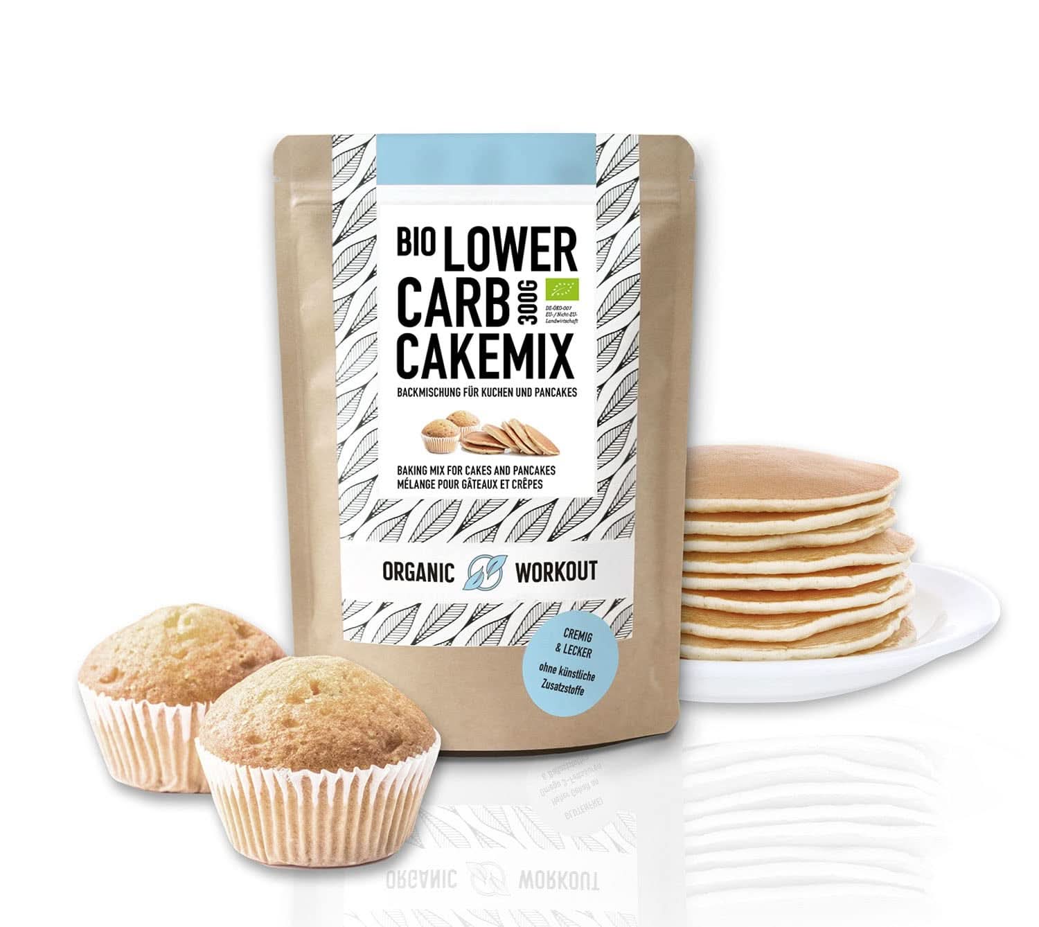 VANILJKAKABLANDNING MED LÄGRE KOLhydrater - ekologisk, glutenfri kak- eller pannkakamix, rik på protein Naty Shop Kitchen