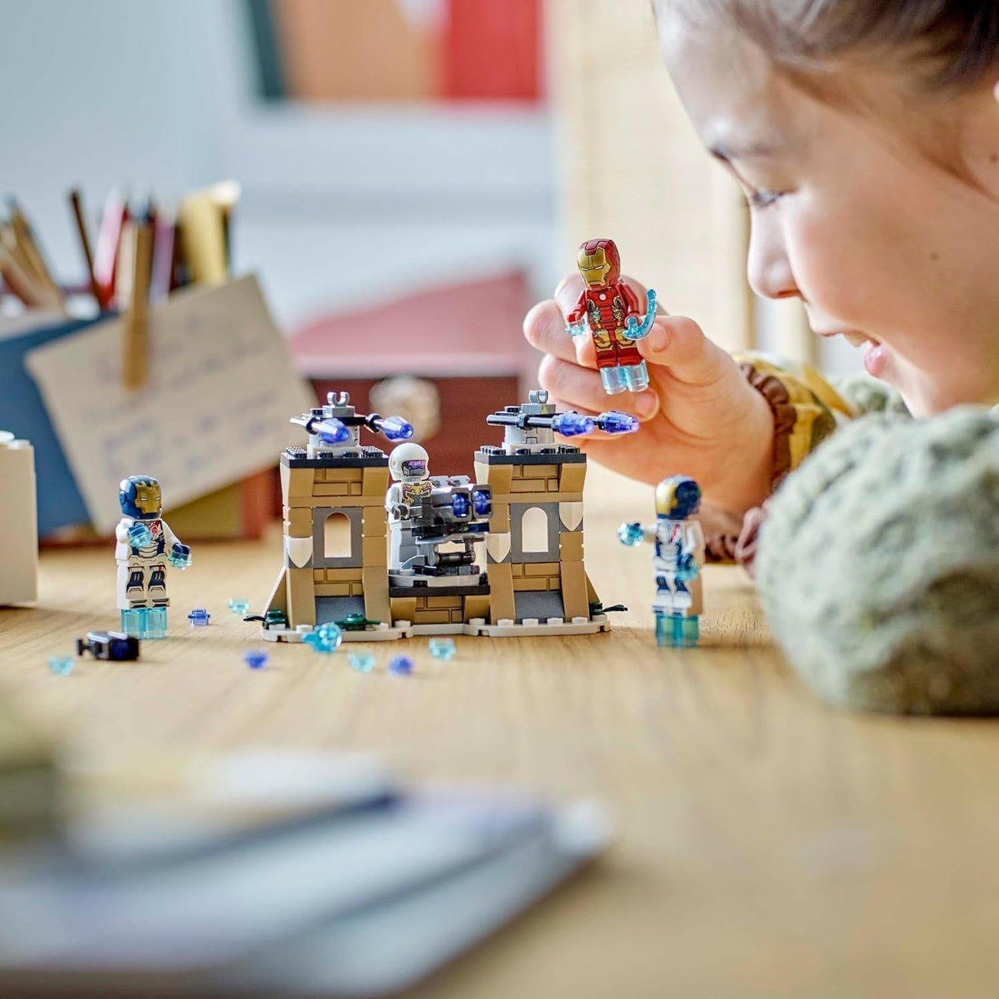 LEGO Marvel Iron Man & Iron Legion vs. Hydra Soldier, Avengers Byggleksak, Kreativt lekset för barn och superhjältefans, Present för pojkar och flickor 6 år gamla 76288 Byggset Besuche den LEGO-Store