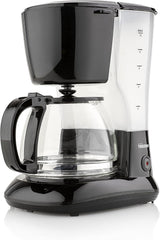 Tristar 1,25L kaffebryggare - för 10-12 koppar, även lämplig för camping, CM-1245, svart