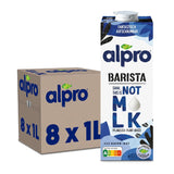 Alpro Barista Haferdrink – Zum Aufschäumen – Vegan und milchfrei – Von Natur aus lactosfrei – Rich an Ballaststoffen, Calcium und Vitaminen – 8 x 1 L – Haltbar