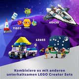 LEGO Classic Creative Space Planets Solsystem Byggmodell för barn Rymdleksak med raket Rymdskepp Planeter och utomjordingar Present för barn 5 år gamla pojkar och flickor 11037 Byggset Beuche den LEGO-Store