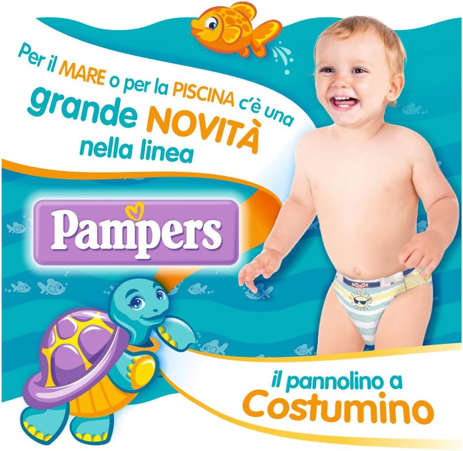 Pampers Il Costumi, 12 stycken, storlek 3 (6-11 kg)