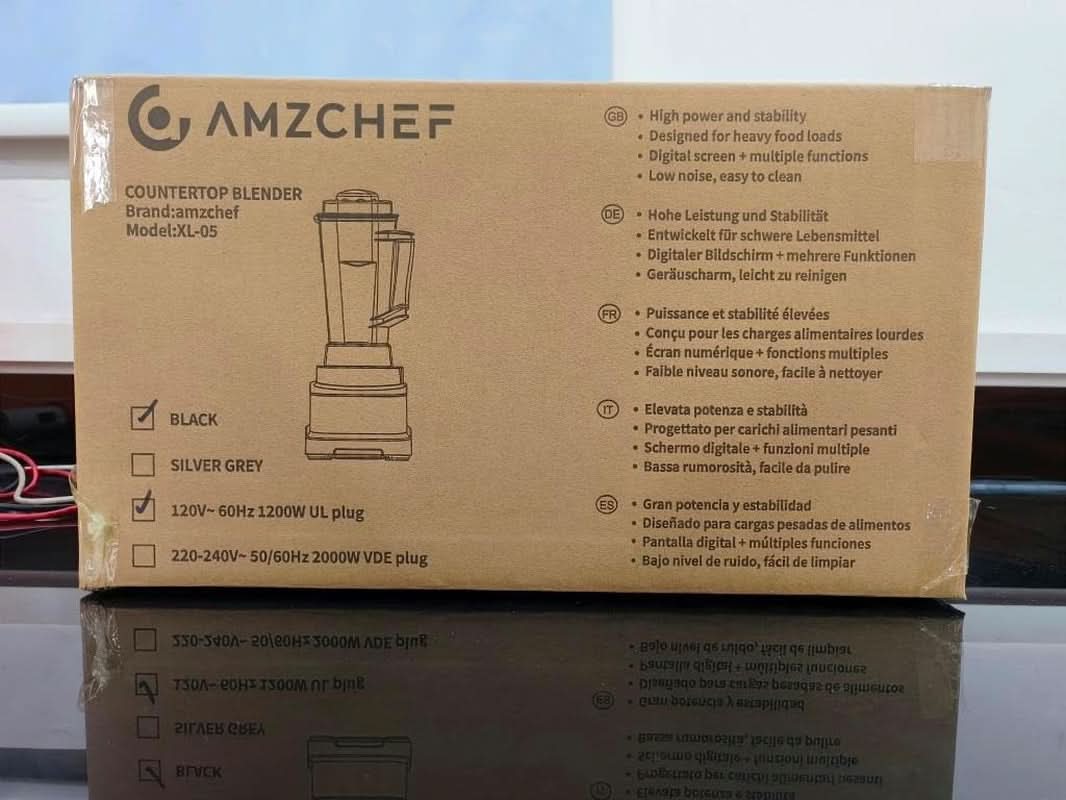Blender AMZCHEF, 8 smarta menyer och 10 hastigheter, LCD-pekskärm Kitchen Naty Shop