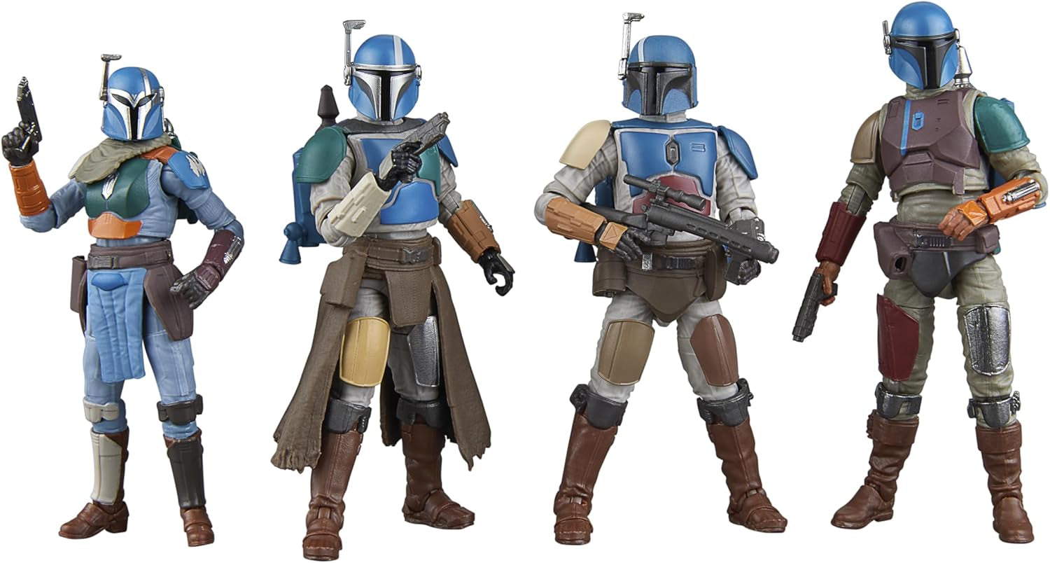 Star Wars Vintage Collection Mandalorian Shriek-Hawk 4-pack Mandalorian Skala 9,5 Cm Actionfigurer Naty Shop Standardtitel