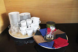 Ser22206772 Coktailhängelampa, servett, 20 x 20, 2-lagers, 1/4-vikt, 100 enkelkantade servetter, röd