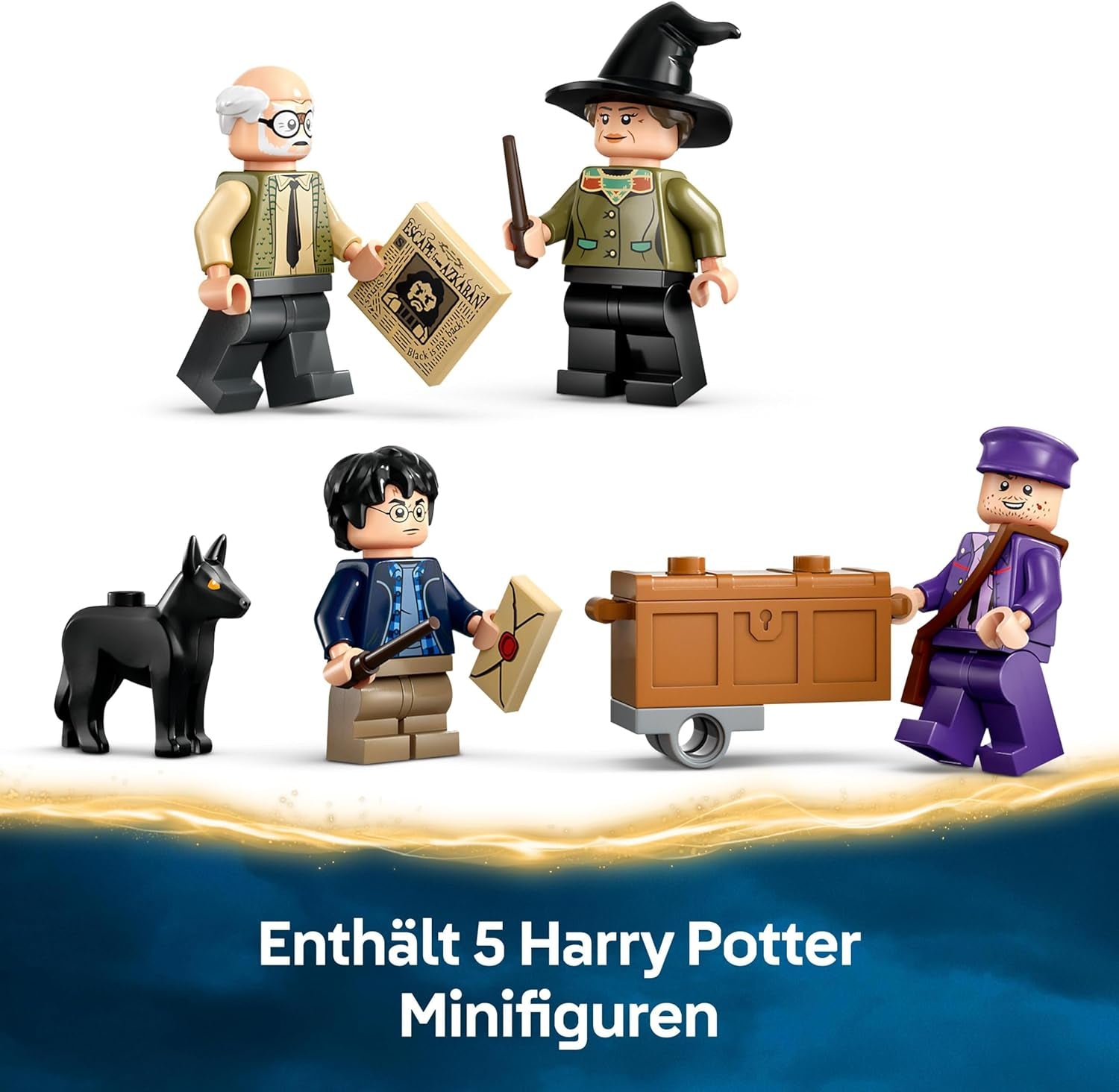 LEGO Harry Potter-äventyr med den resande riddaren Byggsats 5 minifigurer inklusive Ernie Prang, Stan Shunpike & Padfoot bussleksak för Wizarding World-fans Pojkar och flickor 8 år gamla 76446 Byggset Beuche den LEGO-Store