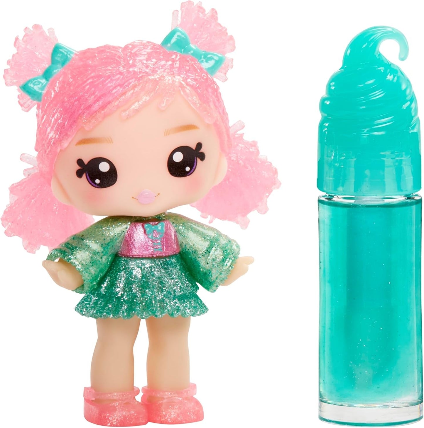 Yummiland Lip Gloss Doll - Susie Sour Straw - Inkluderar DIY Lip Gloss Kit, lämplig för åldrar 4+, Serie 2