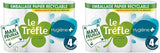 Le Trefoil Hygiene + Toalettpapper, 6 rullar, 4 styrkor (2-pack)