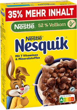 Nesquik Nestlé Nesquik Crunchy Breakfast, flingor med choklad och fullkorn, 1 förpackning (1 x 330g)