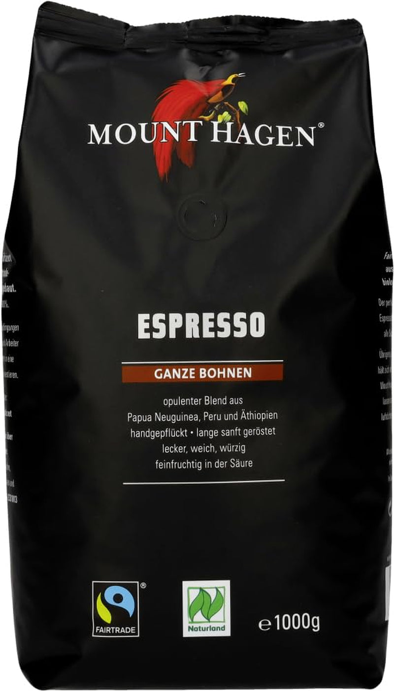 Ekologisk helbönaspresso (2 x 1 kg)