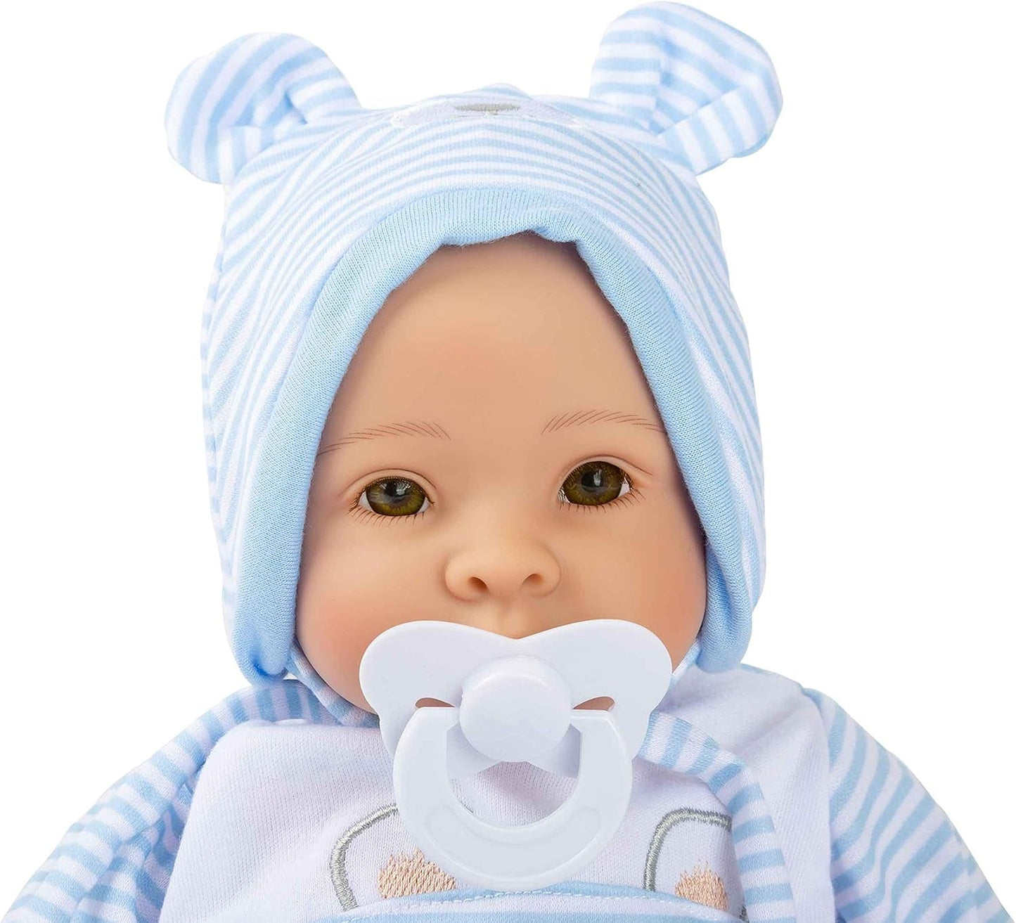Small Foot Lukas Doll, inklusive avtagbara kläder, napp och mjuk filt, rollspel, 11238