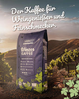 Blank Roast - BIO Winzer Kaffee 1000g - schonend mit Pfälzer Rebholz geröstet - ganze Kaffee-Bohnen aus Peru - 100% Arabica Röstung - schokoladig & nusig - säurearm