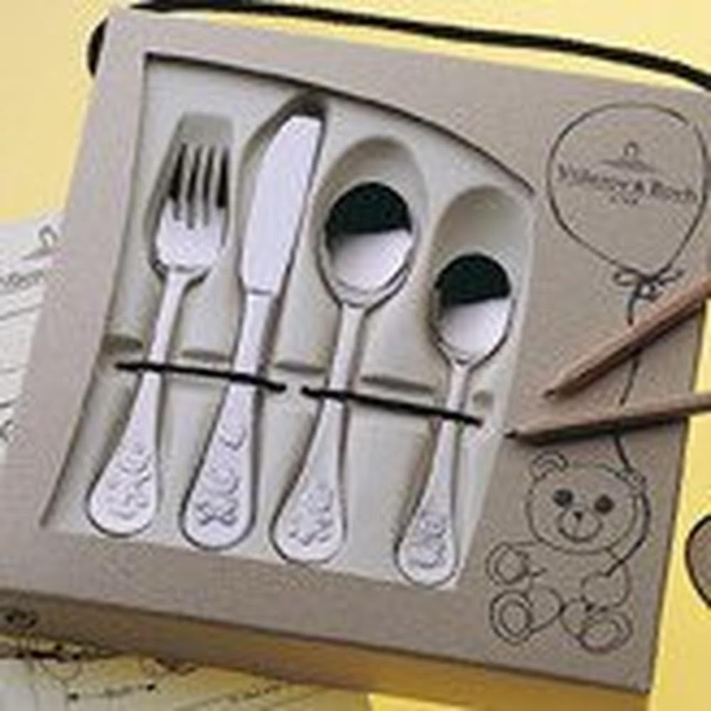 Villeroy And Boch Barnbestickset Teddy 4 delar, rostfritt stål 18/10 Kitchen Naty Shop