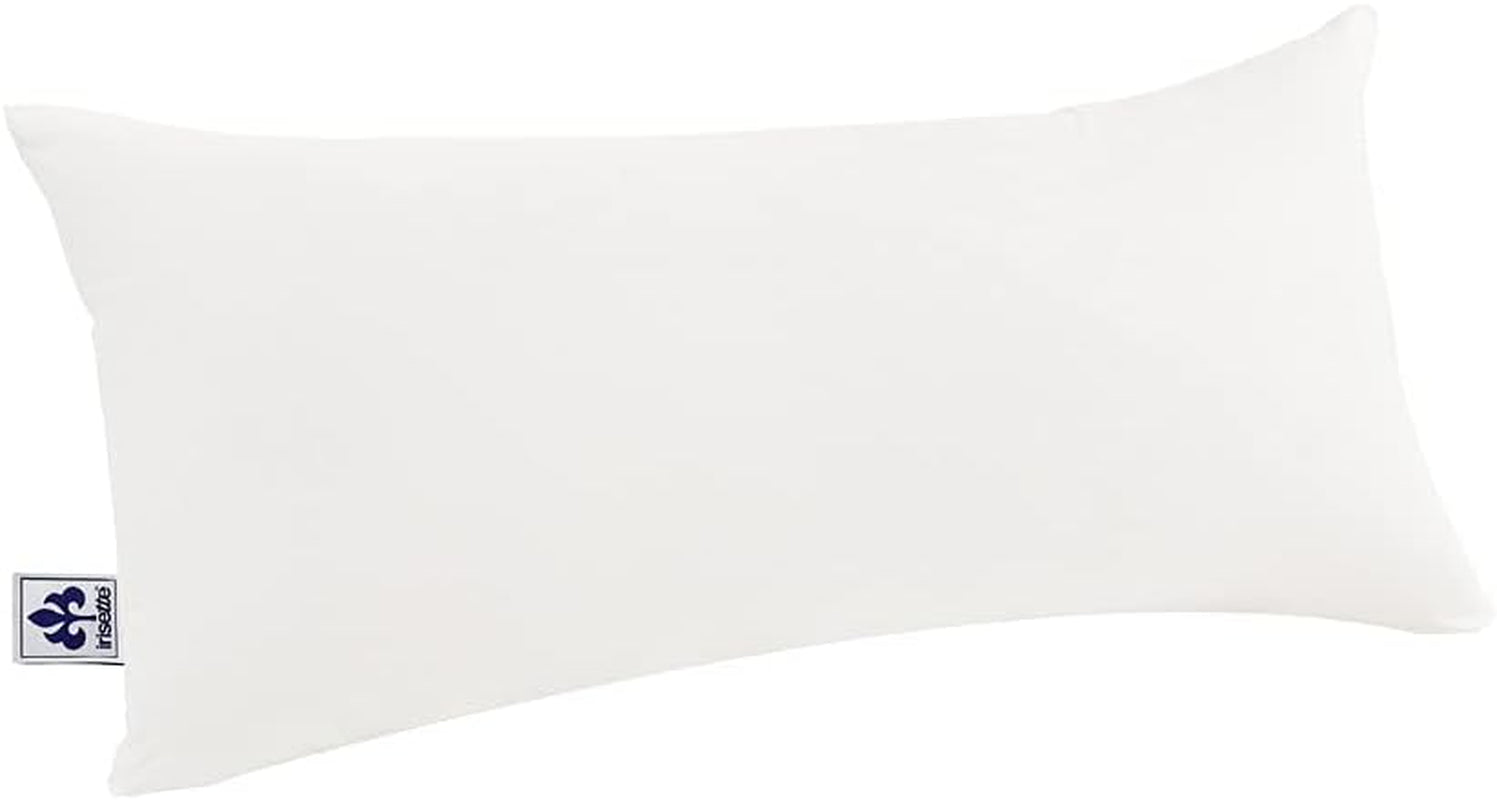 Irisette Noblesse kudde - Tillverkad i Tyskland - Kudde med avtagbart överdrag av ren bomull, 80 X 80 cm, Oeko-Tex certifierade Naty Shop standardkuddar 40 X 80 Cm