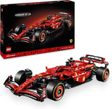 LEGO Technic Ferrari SF-24 F1 Race Car - Modellbil för vuxna - Formel 1 samlarsats - V6-motor, växellåda, styrning och DRS i skala 1:8 - Present till fans av motorsport och racingbilar 42207 Byggset Beuche den LEGO-Store Standardtitel