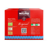 Caffè Mauro Torrefazione Kaffee Komposterbara Pods, Recyclebar Verpackung, Original Mischung - 100 stück - Intensität 10/10 - Kompatibel med ESE System Papier Pads 44 mm