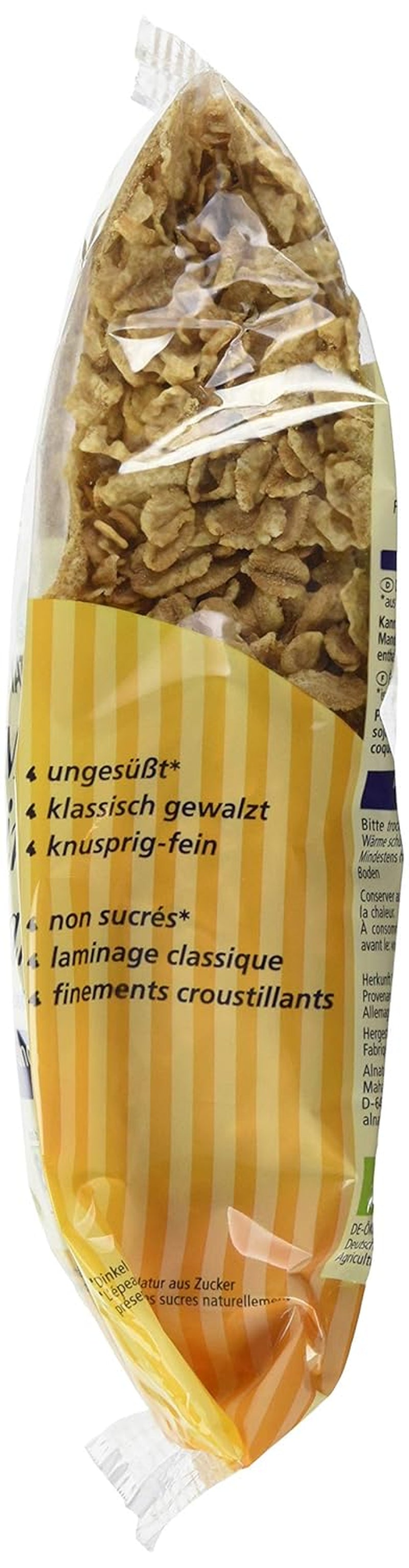 Minispeltflingor - Ekologisk kvalitet - Osötad, knaprig - Frukost, 175g