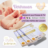 Millis Zaubertücher vid Windeldermatitis Baby, Bekannt aus "Die Höhle der Löwen", 25 Tücher (1 x 25er) mit Aloe Vera, Mandelöl & Q10 - Pflegt, Schützt & dient als Wundschutz bei gereizter Haut