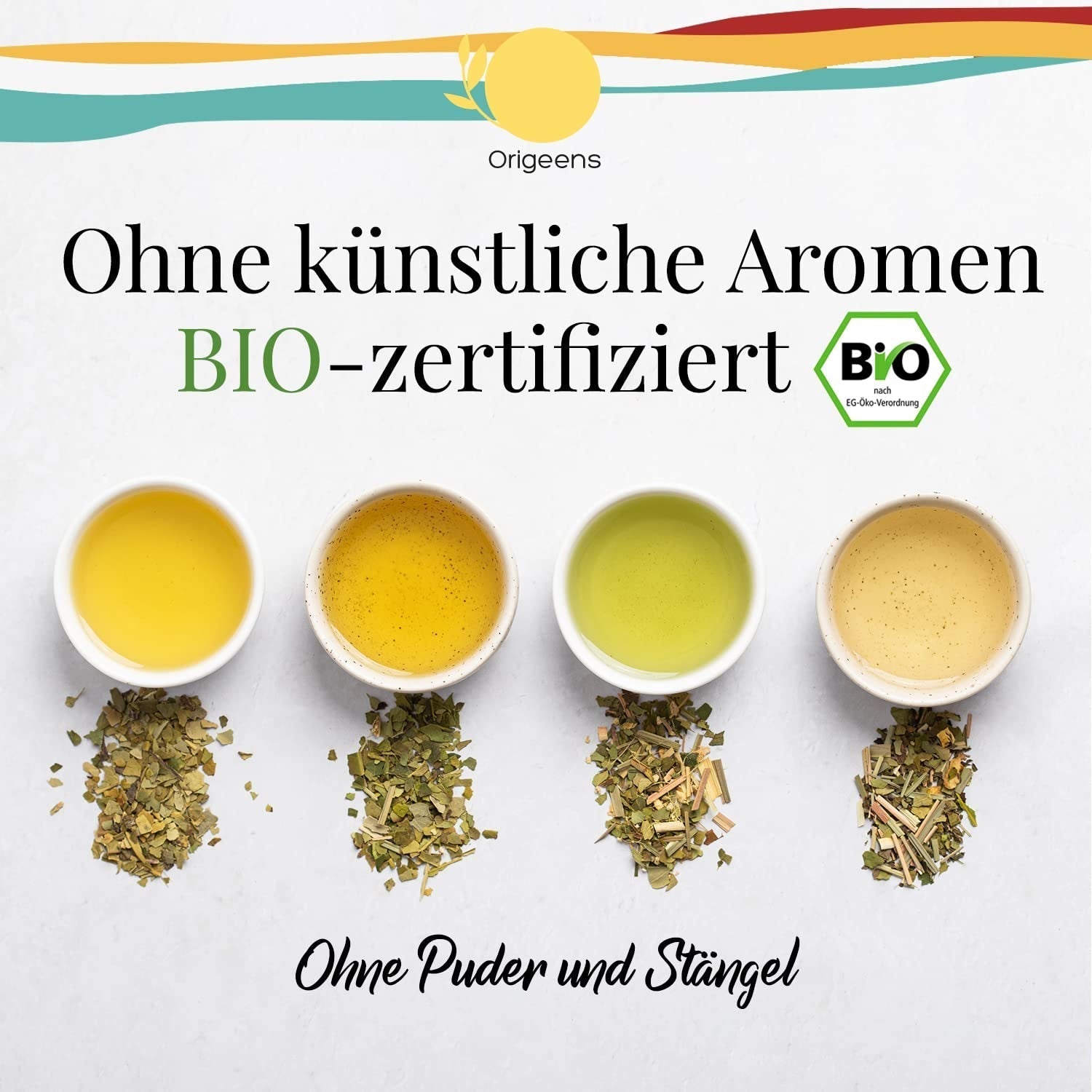 ORIGEENS BIO MATE TE-presentset X4 I Yerba Mate Bio 4X80G I Yerba Mate te-set, presentidé