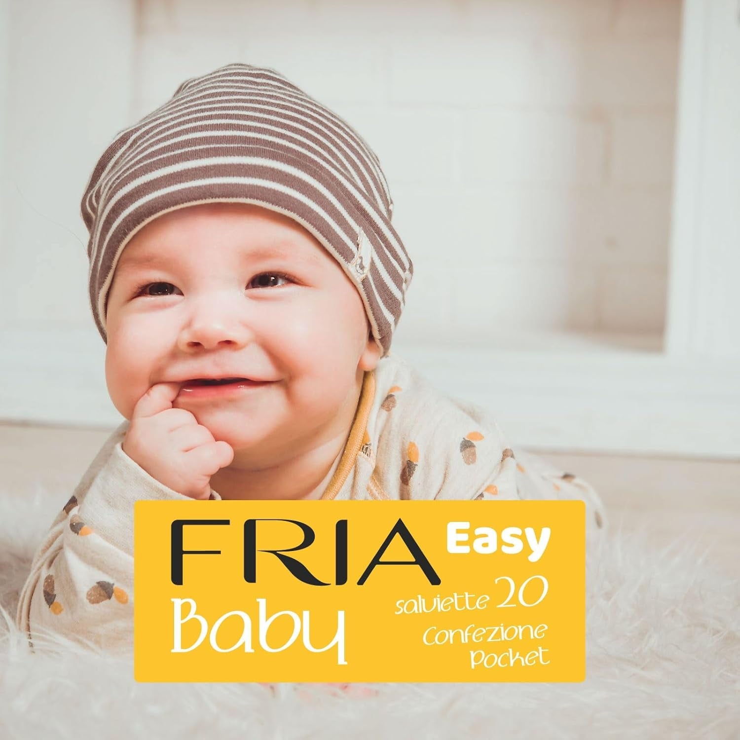 Enkla våtservetter för baby med aloe vera och honungsextrakt Hudfuktande, dermatologiskt testad, paket med 20 våtservetter