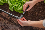 Gardena mikrodroppbevattningssystem L-stycke 13 mm (1/2"): Rörkoppling för vändning av 13 mm tillförselrör, verktygsfri montering, återanvändbar (13202-20)