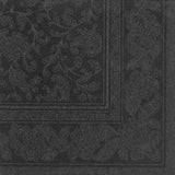 50 servetter ROYAL Collection 1/4-faldigt 40 X 40 svarta "Ornaments"