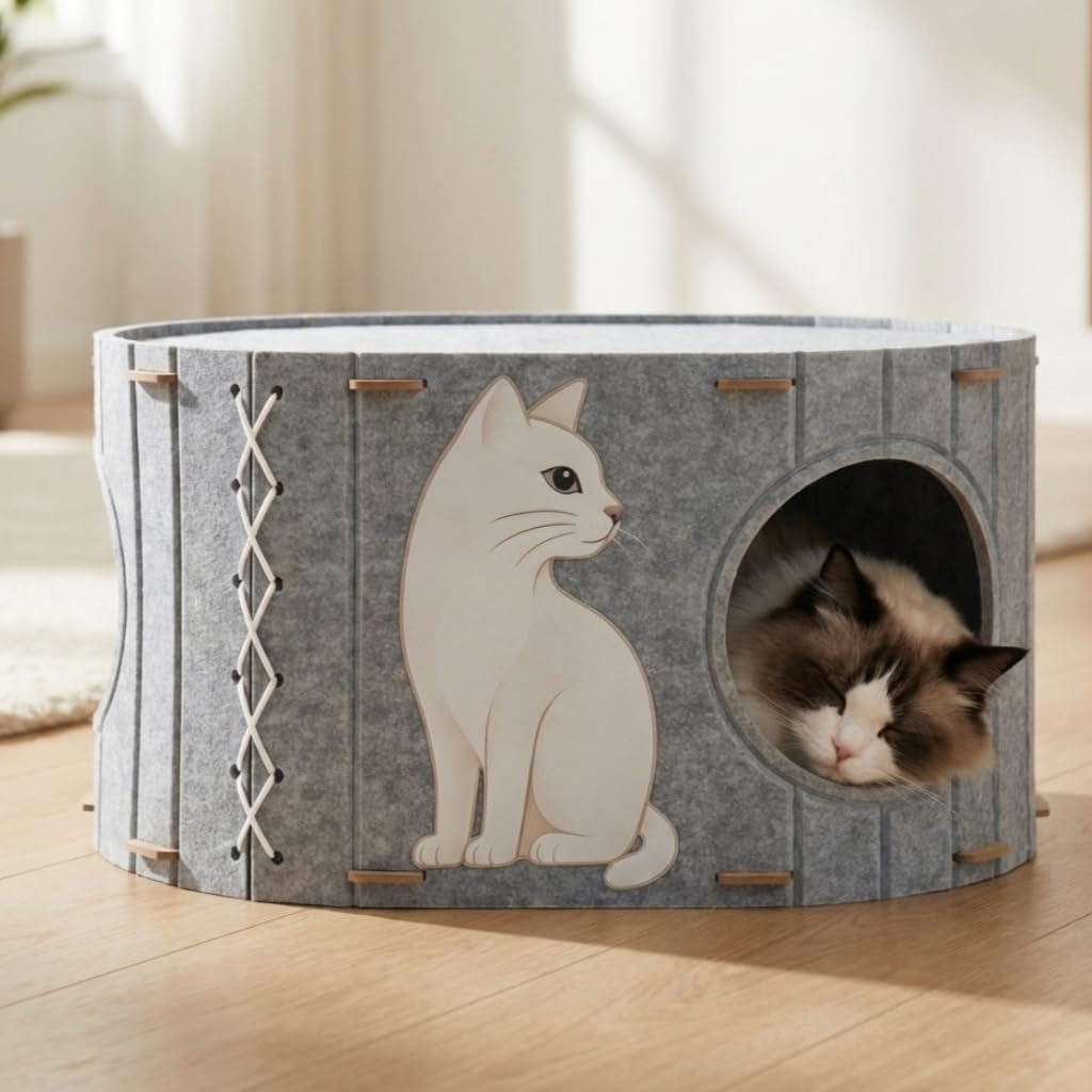 Filtar och möbler, husdjur, grottor och hus, katter, kattsängar, katter - sängar, madrasser
