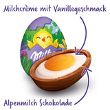 Milka Sweet Egg – påskchoklad fylld med vaniljkräm, stekt ägg-look – 124g