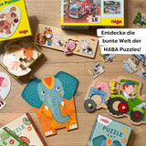 HABA brandkårspussel - 3-delat set för barn från 3 år och uppåt Polis- och ambulanspapppussel - Främjar finmotorik och koncentration - 1302759001 Puzzle Naty Shop