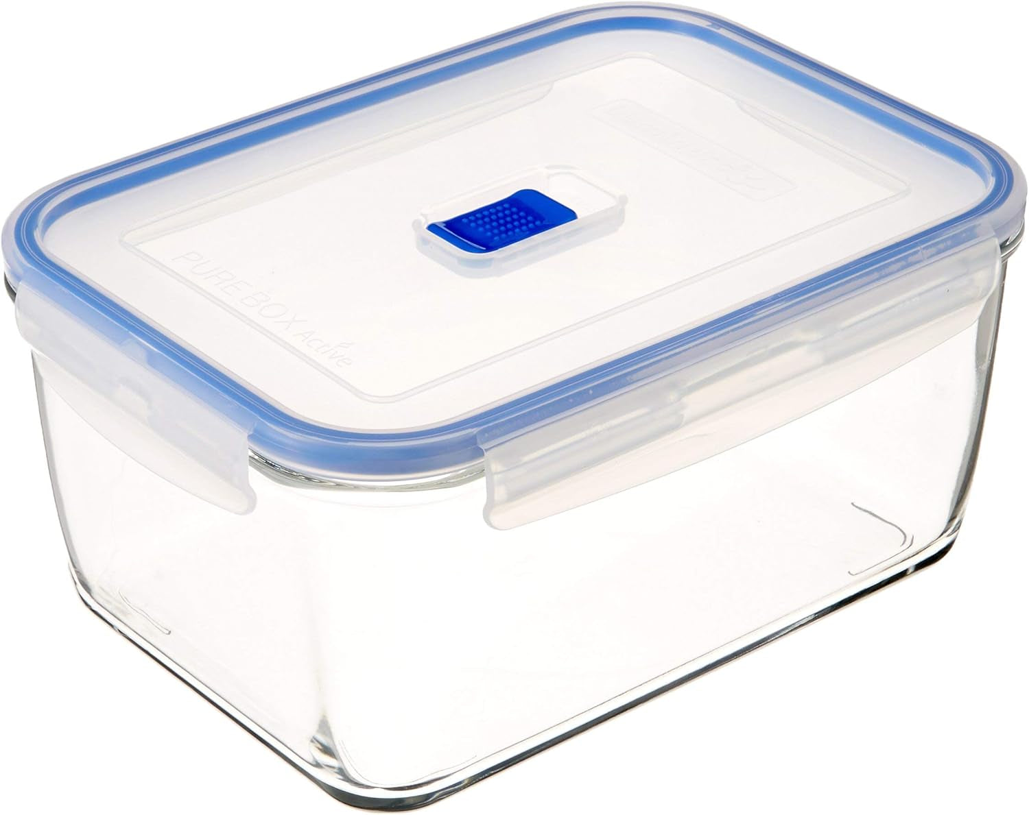 Pure Box Active rektangulära hermetiska behållare - 197cl Bicolor Matförvaringslådor Naty Shop rektangulära 2900 Ml