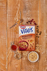 Dr. Oetker Vitalis rostad müsli med tranbär och pumpafrön: rostad müsli med torkade tranbär, 8 st (8 x 501 g)