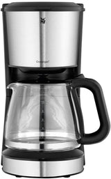 WMF Bueno espressomaskin med glaskaraff, filterkaffe, 10 koppar, på/av-knapp, anti-droppsystem, oscillerande filter, automatiskt stopp, värmeplatta, 1000W