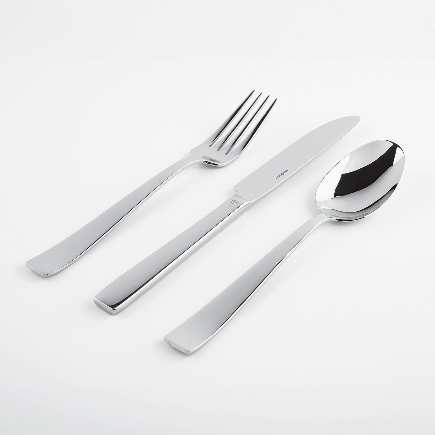Sambonet 62512-83 platt monoblock bestickset, 36 delar, 18/10 rostfritt stål, diskmaskinssäker kök Naty Shop
