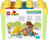 LEGO DUPLO Classic Brick Box Bilar och lastbilar, fordonslekset för barn från 1,5 år, kreativ lärande leksak, billeksak och racerbilsset 10439 Byggset Besuche den LEGO-Store