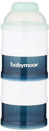 Babymoov Milchpulver-Portionierer, Arctic Blue, 4 Fächer Tillbehör Mat och Amning Bebe Naty Shop