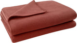 Zoepritz filt i färg: Röd, Tillverkad av 65% Polyester, 35% Viskos, Storlek: 160X200 Cm, 103291-851-160X200 Sängar och filtar 'zoepritz sedan 1828' Standardtitel