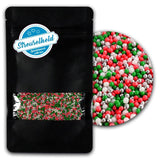 Sprinkle Hero Nonpareille Twinkle Christmas, 40 gram Sprinkles Naty Shop