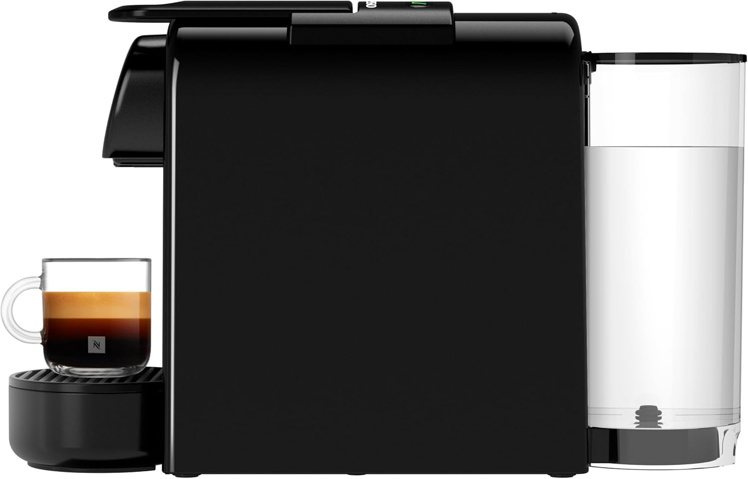 Espressomaskin med Nespresso De'Longhi Essenza Mini-kapslar, svart | Pumptryck 19 bar | Vattentank 0,6 l | För espresso och lungo | Liten espressomaskin – Fantastiska kaffestunder | EN85.B
