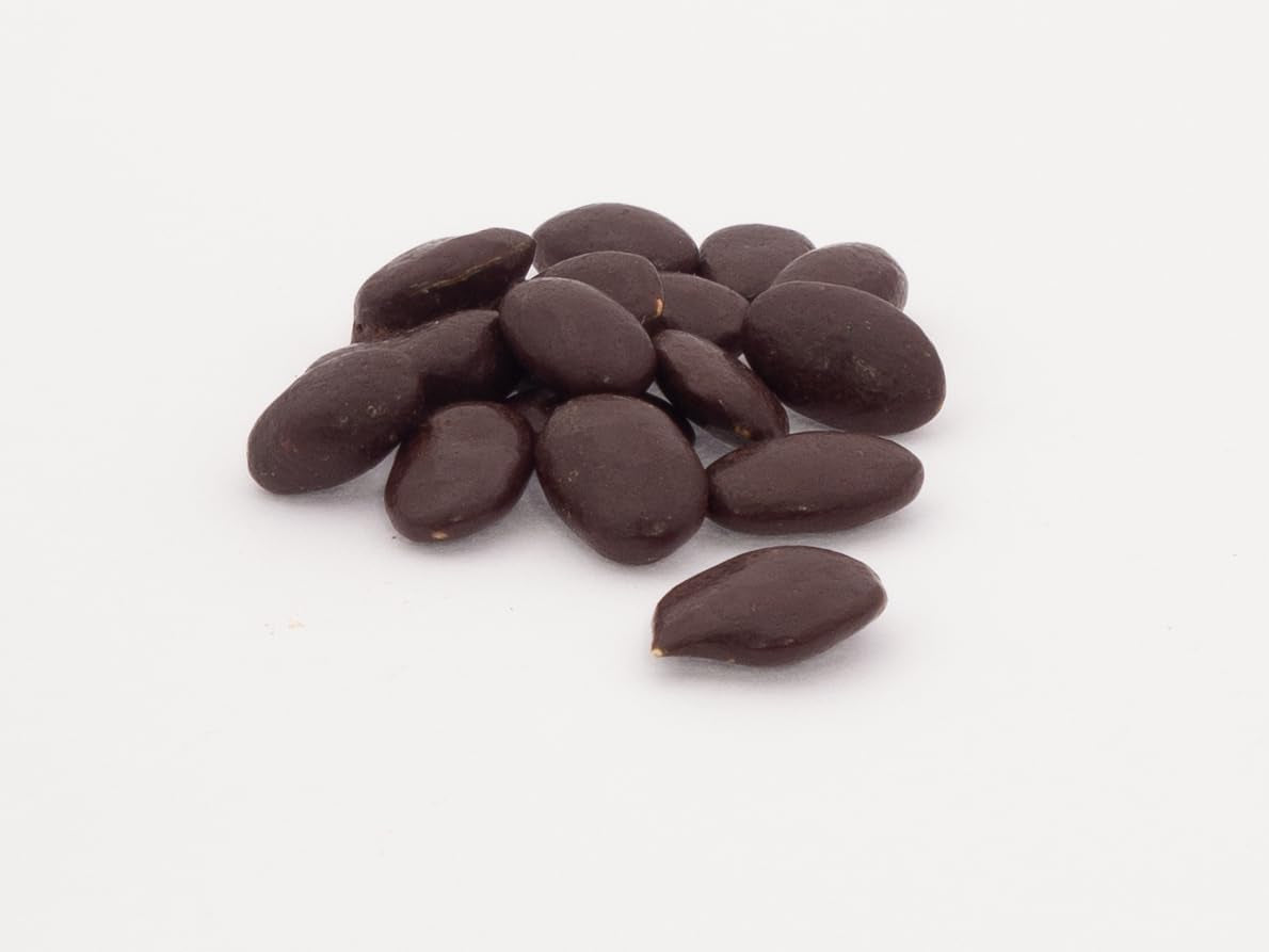 Landgarten ekologiska pumpafrön i mörk choklad - Vegansk rostad pumpafrönchokladmellanmål - Magnesiumkälla - 1 x 50 g