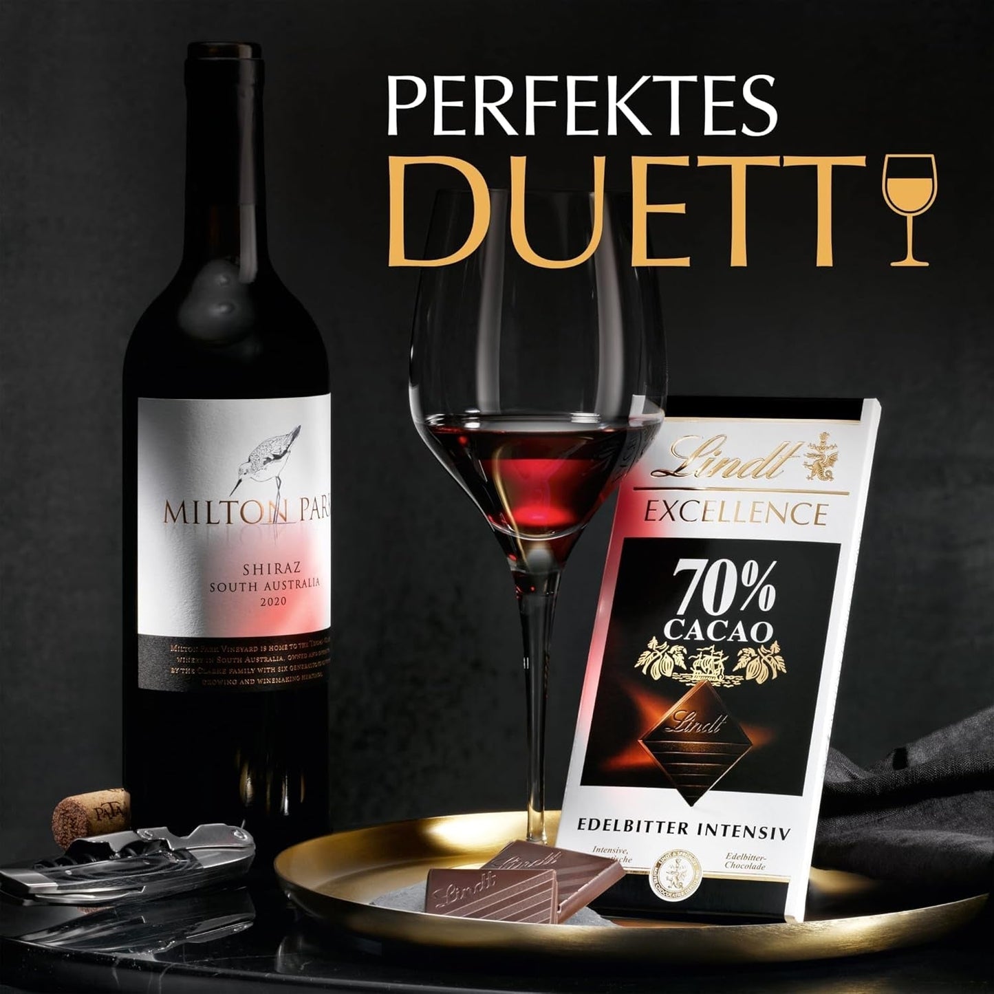 Lindt EXCELLENCE 70% kakao - mörk choklad, 100 gram tablett Naty Shop