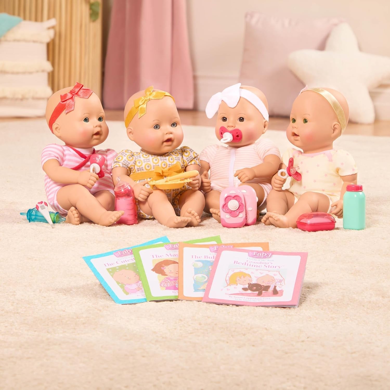 Baby Sweetheart Doll - Sovdags - 31 cm - Mjuk kropp - Napptillbehör - Låtsaslek - Leksak från 3 år och uppåt