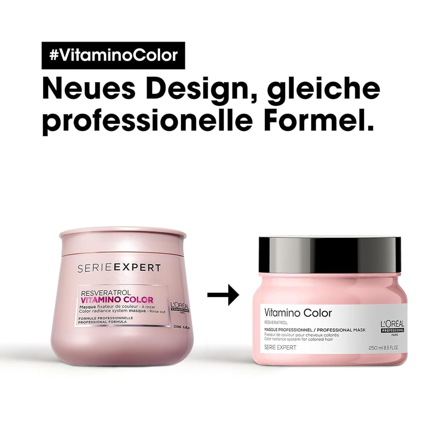 L'Oréal Professionnel Serie Expert Vitamino Color Mask Resestorlek Naty Shop hårmask
