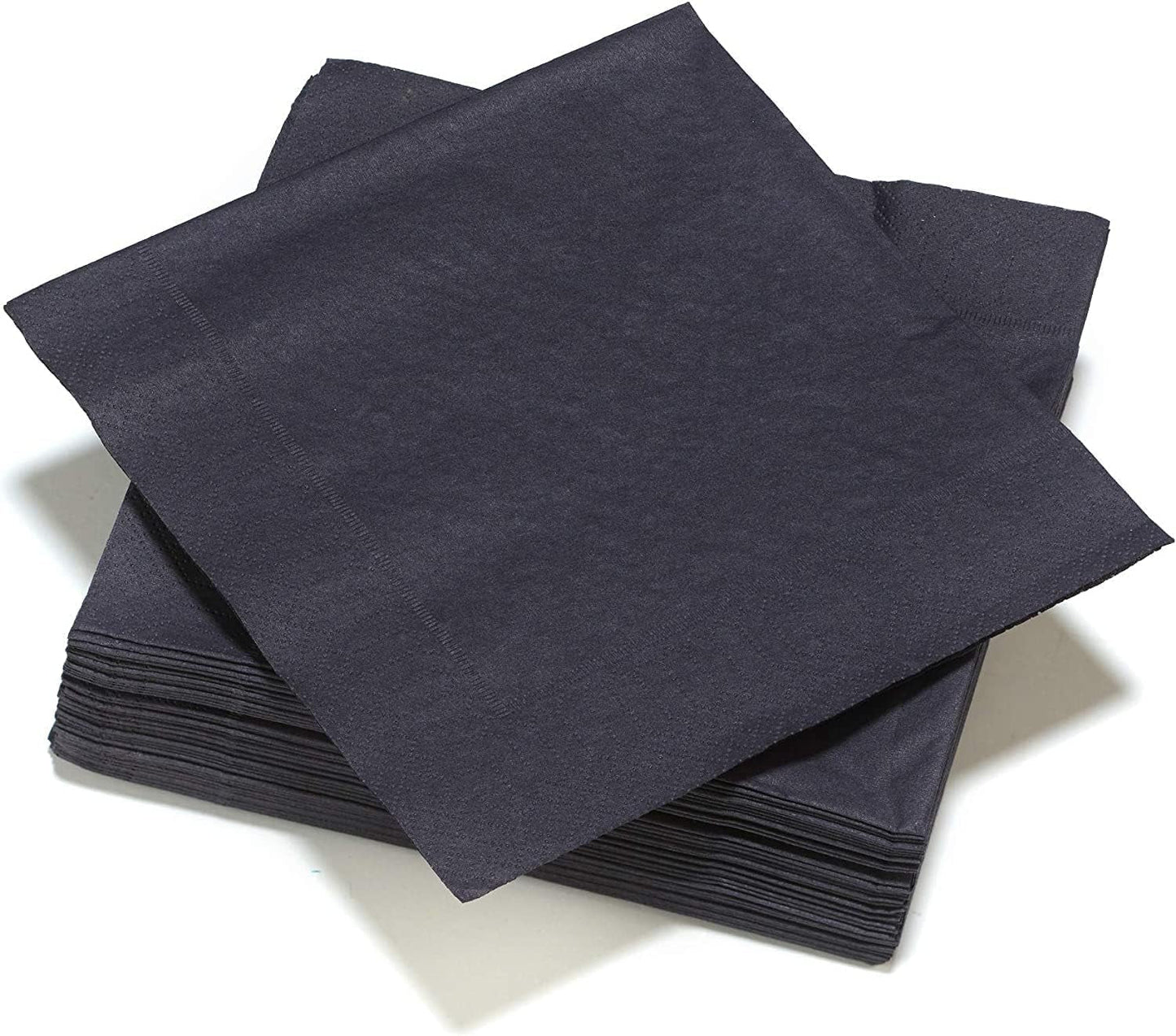 - Silkesfiberservetter - Svarta - Fsc®-certifierade pappersservetter - Återvinningsbara och biologiskt nedbrytbara - Storlek 40 X 40 Cm - 3 lager - 40 servetter