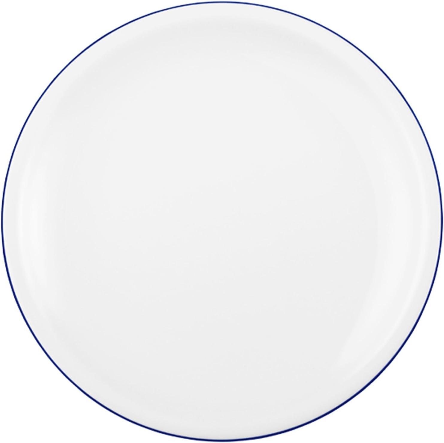 Seltmann Weiden 18 delar kaffeservering | Compact Series, Blue Edge | Setet innehåller 6 frukosttallrikar, 6 kaffekoppar och 6 fat, blå
